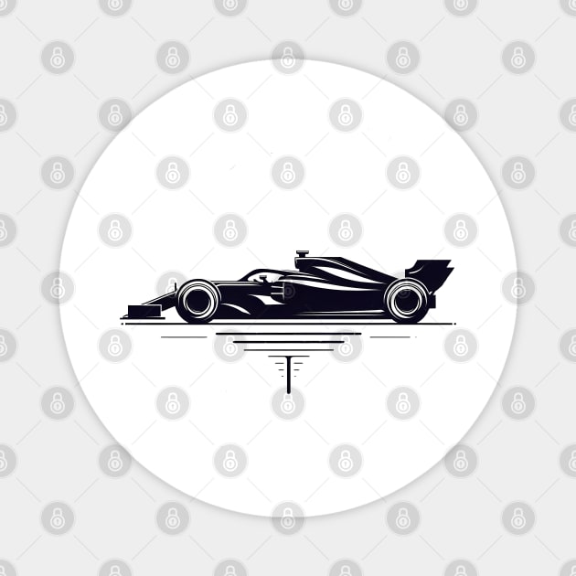 formula 1 car Magnet by TaevasDesign